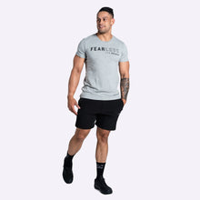Load image into Gallery viewer, The Brave - Men's Fearless T-Shirt - Light Grey Marl
