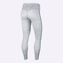 Load image into Gallery viewer, Nike - Women's Leopard Mid-Rise 7/8 Tights - SMOKE GREY/BLACK