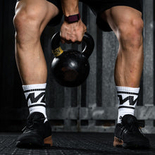 Load image into Gallery viewer, TWL - EVERYDAY CORE SOCKS - WHITE/BLACK