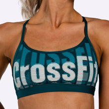 Load image into Gallery viewer, Reebok - Women's CrossFit Medium-Impact Skinny Bra - HERITAGE TEAL