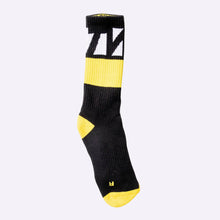 Load image into Gallery viewer, TWL - EVERYDAY CORE SOCKS - BLACK/YELLOW/WHITE