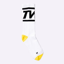 Load image into Gallery viewer, TWL - EVERYDAY CORE SOCKS - WHITE/BLACK
