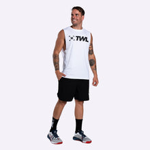 Load image into Gallery viewer, TWL - Unisex Everyday Muscle Tank 2.0 - WHITE/BLACK