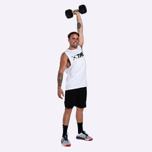 Load image into Gallery viewer, TWL - Unisex Everyday Muscle Tank 2.0 - WHITE/BLACK