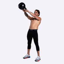 Load image into Gallery viewer, TWL - Men's Shield Compression 3/4 Tights - Black