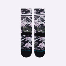 Load image into Gallery viewer, Stance Socks - Women's - La Vie En Rose Crew - Black