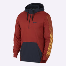 Load image into Gallery viewer, Nike - Dri-FIT Men's Fleece Training Hoodie - Mystic Red/Obsidian/Obsidian