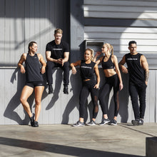 Load image into Gallery viewer, The Brave - Men's Waverider Muscle Tank - Black/White