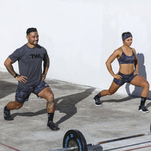 Load image into Gallery viewer, The WOD Life - Men's Classics Flux T-Shirt - Charcoal/Black