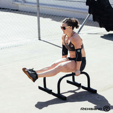 Load image into Gallery viewer, Rehband RX Elbow Sleeve 5mm Black - SINGLE