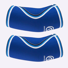 Load image into Gallery viewer, Rehband RX Original Elbow Sleeve - 5mm - Blue - PAIR