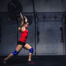 Load image into Gallery viewer, Rehband RX Original Knee Sleeve - 7mm - Blue - SINGLE