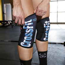 Load image into Gallery viewer, RockTape Assassins CrossFit Knee Sleeves - CF Blue - PAIR