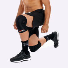 Load image into Gallery viewer, RockTape Assassins Knee Sleeves - 5mm & 7mm - Black - PAIR