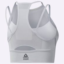 Load image into Gallery viewer, Reebok - Women's CrossFit MyoKnit Bra - Light Grey Heather/Cool Shadow