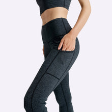Load image into Gallery viewer, The Brave - Women's Elevate Full Length Tights - Black Marle