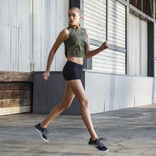 Load image into Gallery viewer, The Brave - Women's Cropped Tank - Dark Olive