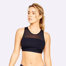 Load image into Gallery viewer, The WOD Life - Women's High Chested Sports Bra - Black