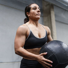 Load image into Gallery viewer, The WOD Life - Women's Swift Bra - Charcoal/Black