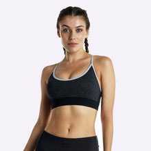 Load image into Gallery viewer, The WOD Life - Women's Swift Bra - Charcoal/Black