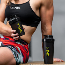 Load image into Gallery viewer, TWL -  SHAKER BOTTLE - MATTE BLACK - SMALL

