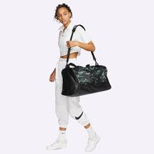 Load image into Gallery viewer, Nike - Brasilia Printed Training Duffel Bag - Medium - LIGHT SMOKE GREY/BLACK/METALLIC COOL GREY
