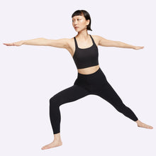 Load image into Gallery viewer, Nike - Swoosh Luxe Women&#39;s Medium-Support Sports Bra - BLACK/DARK SMOKE GREY
