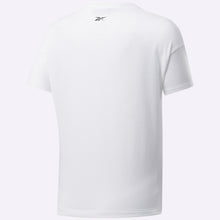 Load image into Gallery viewer, Reebok - Women&#39;s Workout Ready Supremium Logo Tee - WHITE
