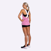 Load image into Gallery viewer, Nike Pro Women&#39;s Tank - MAGIC FLAMINGO/BARELY ROSE/WHITE
