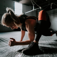 Load image into Gallery viewer, Rehband - RX Knee Sleeve - 5mm - Orange/Teal - SINGLE
