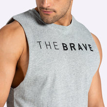 Load image into Gallery viewer, The Brave - Unisex Signature Tank - Light Grey Marl
