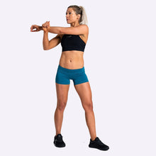 Load image into Gallery viewer, The WOD Life - Women&#39;s Balance Shorts - Teal
