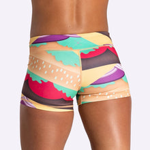 Load image into Gallery viewer, The WOD Life - Women&#39;s Limited Edition Balance Shorts - FLEX ROYALE WITH CHEESE
