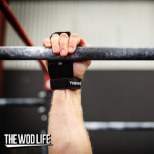 Load image into Gallery viewer, The WOD Life - Leather Gymnastics Grips - Black

