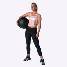 Load image into Gallery viewer, TWL - Women&#39;s Cropped Spirit Tank - BLUSH PINK/WHITE
