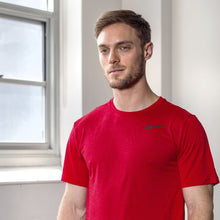 Load image into Gallery viewer, Nike Breathe - Men&#39;s Training Top - University Red/Gym Red/Black
