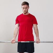 Load image into Gallery viewer, Nike Breathe - Men&#39;s Training Top - University Red/Gym Red/Black
