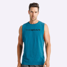 Load image into Gallery viewer, The Brave - Men&#39;s Waverider Muscle Tank - Legion Blue/Black
