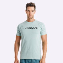 Load image into Gallery viewer, The Brave - Men&#39;s Waverider T-Shirt - Sage/Black
