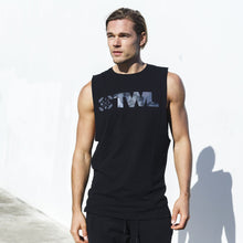 Load image into Gallery viewer, The WOD Life - Men&#39;s Classics Gunship Muscle Tank - Black/Camo
