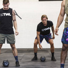 Load image into Gallery viewer, The WOD Life - Men&#39;s Classics Gunship Muscle Tank - Black/White
