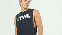 Load image into Gallery viewer, The WOD Life - Men&#39;s Classics Gunship Muscle Tank - Black/White
