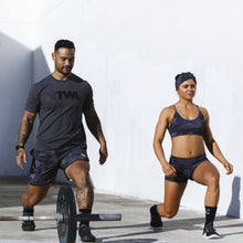 Load image into Gallery viewer, The WOD Life - Men&#39;s Classics Flux T-Shirt - Charcoal/Black
