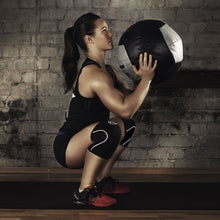 Load image into Gallery viewer, Rehband RX Knee Sleeve - 7mm - Black/White - SINGLE
