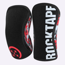 Load image into Gallery viewer, RockTape Assassins Knee Sleeves - 5mm &amp; 7mm - Red Camo - PAIR
