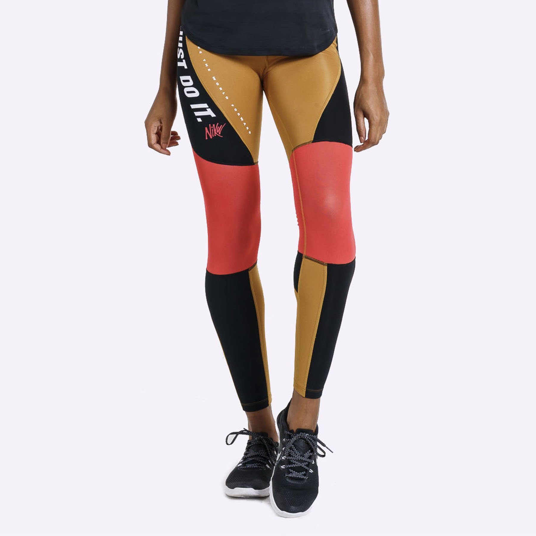 Onheil amusement Motiveren Nike - Dri-FIT Power Women's Graphic Training Tights - Wheat/Black/Emb –  fnxfi234324t.com