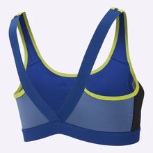 Load image into Gallery viewer, Nike - Women&#39;s Medium Support Sports Bra - Indigo Force/Indigo Storm/Black/Cyber

