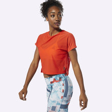 Load image into Gallery viewer, Reebok - Women&#39;s CrossFit Jacquard Tee - Canton Red
