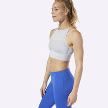 Load image into Gallery viewer, Reebok - Women&#39;s CrossFit MyoKnit Bra - Light Grey Heather/Cool Shadow
