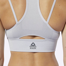 Load image into Gallery viewer, Reebok - Women&#39;s CrossFit MyoKnit Bra - Light Grey Heather/Cool Shadow
